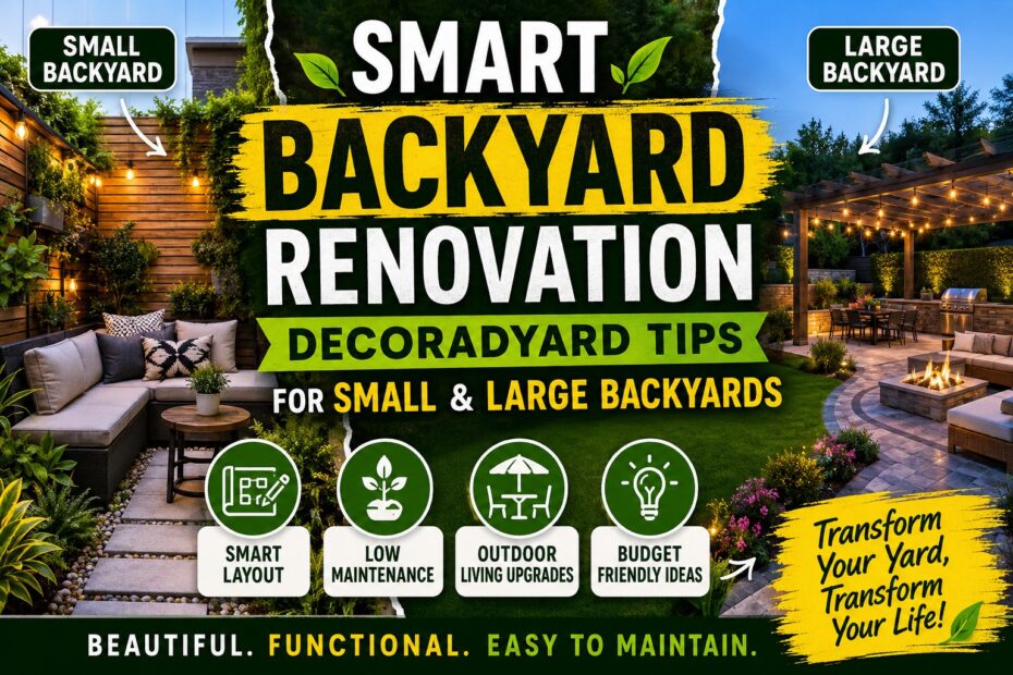 Backyard Renovation DecoradYard