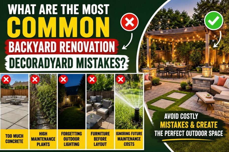 Backyard Renovation Decoradyard