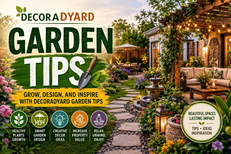Decoradyard garden tips