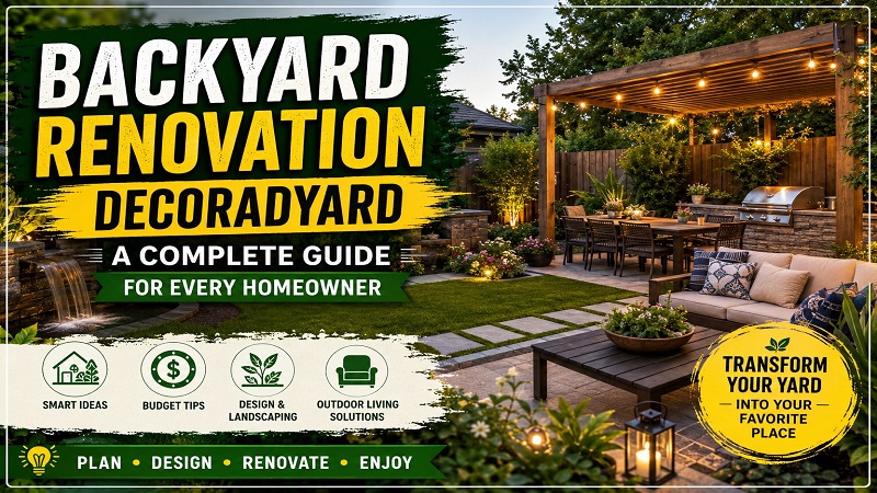 Backyard Renovation Decoradyard