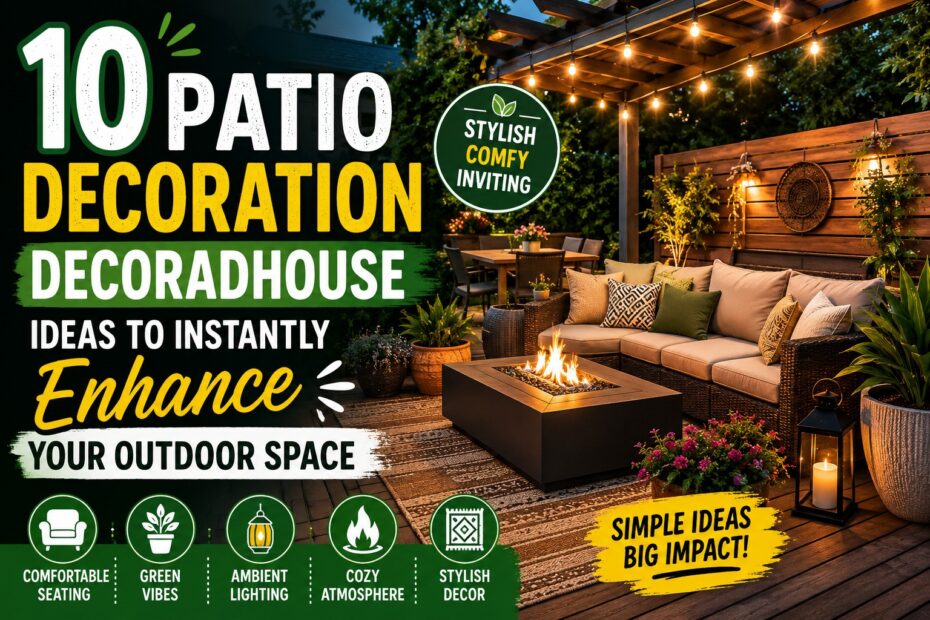 Patio Decoration Decoradhouse