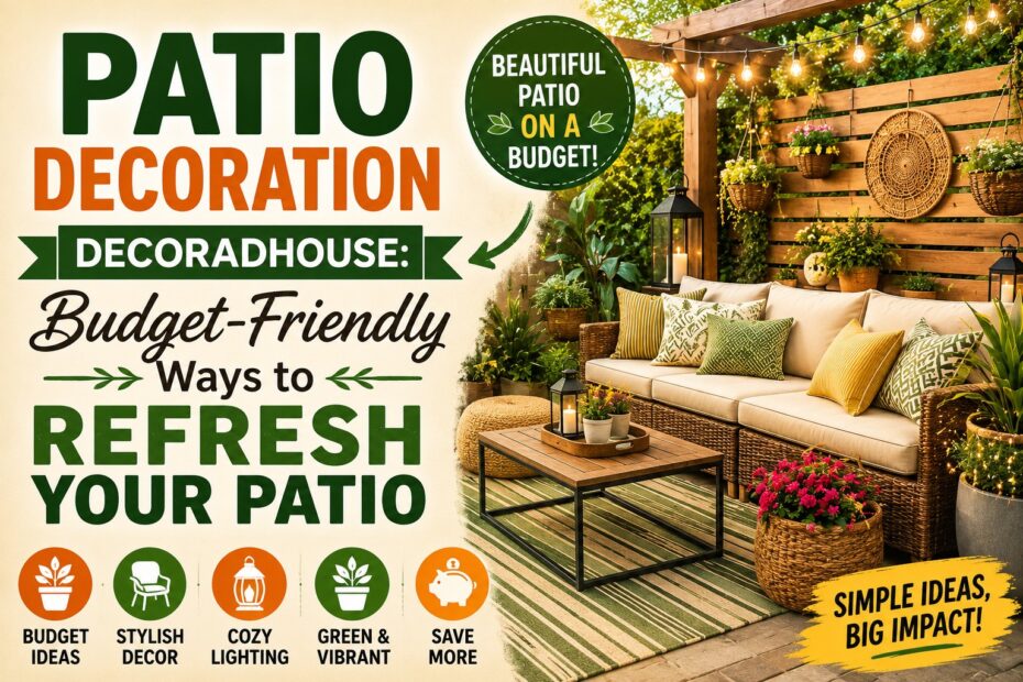 Patio Decoration Decoradhouse